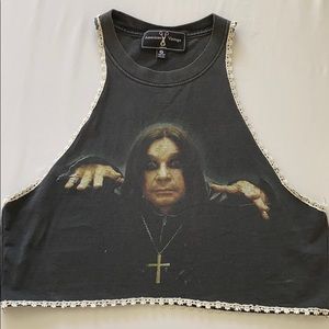 VINTAGE Ozzy Osborn crop tank